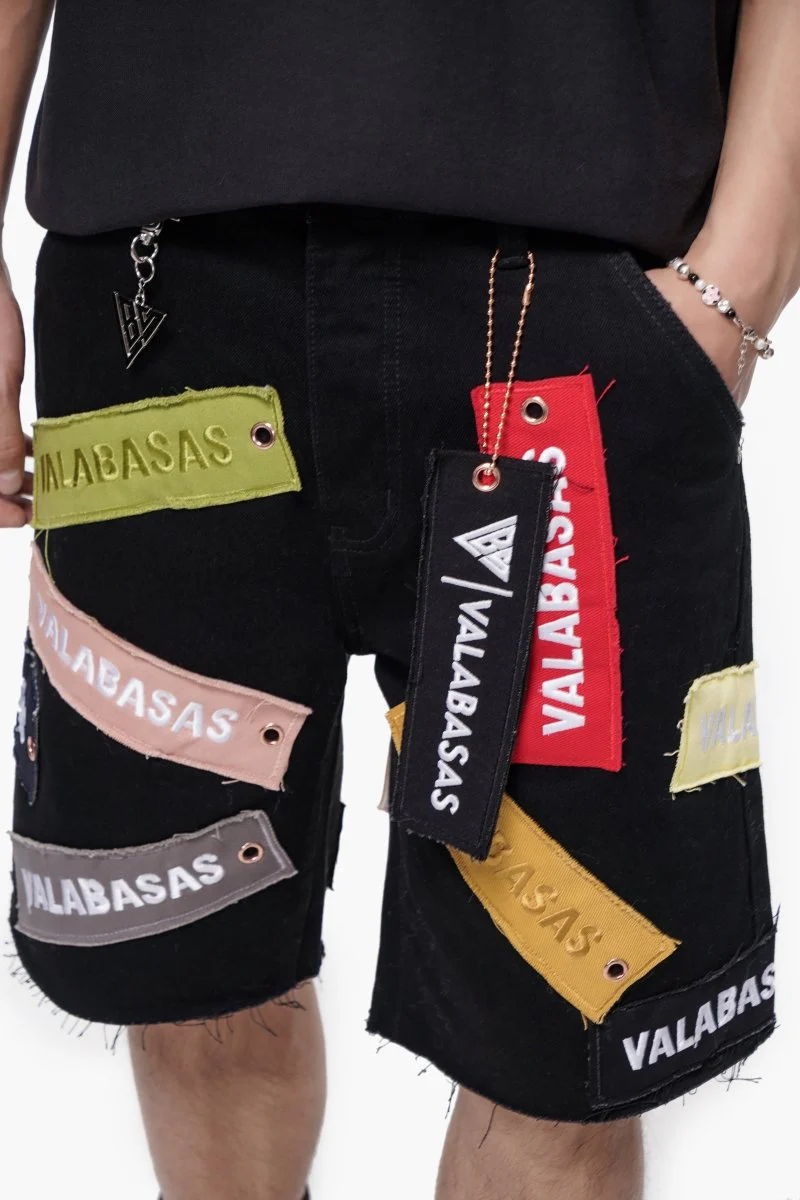 Banner Shorts Jet Black - Image 3