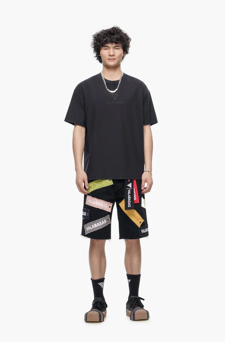 Banner Shorts Jet Black - Image 8