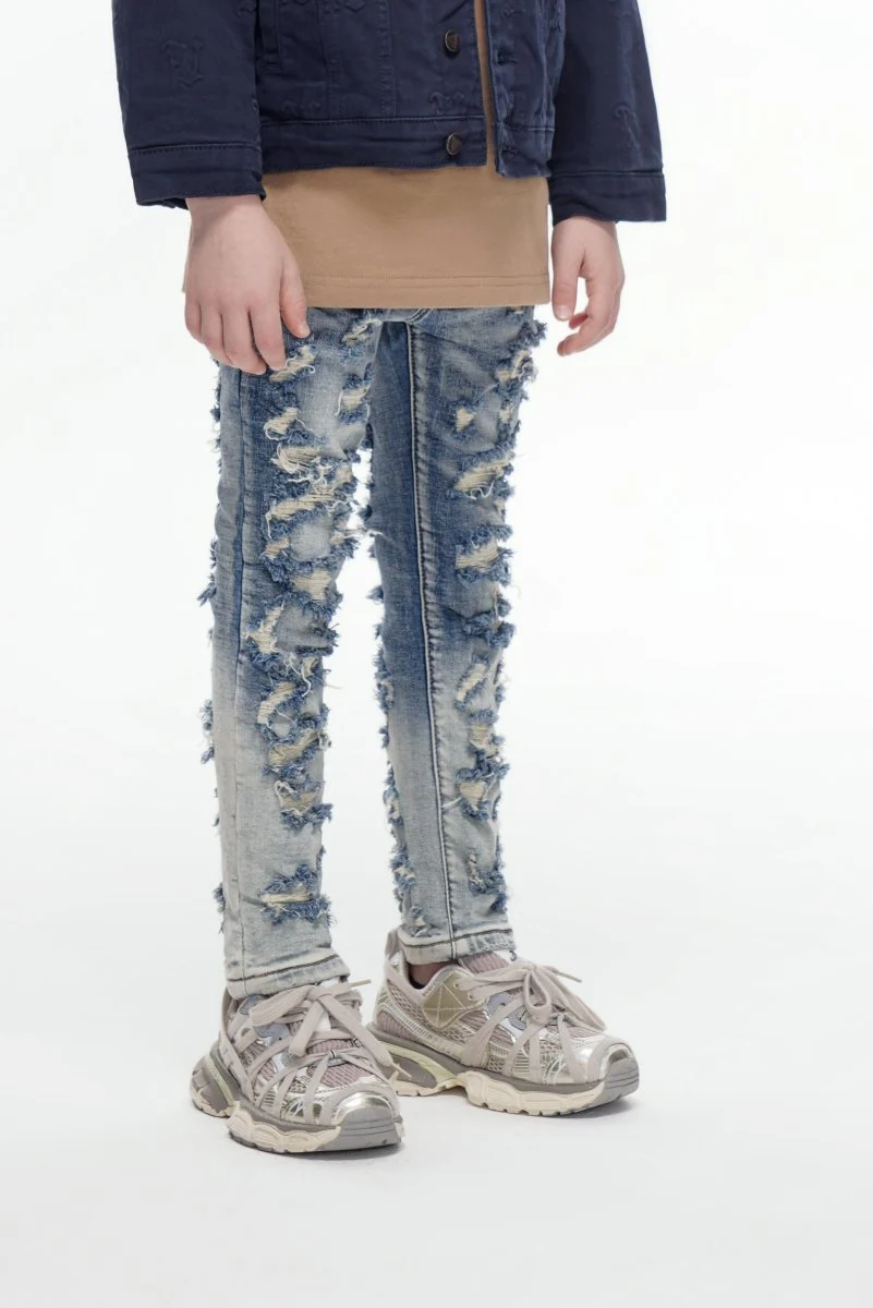 Kids Briggs Light Blue Skinny - Image 7