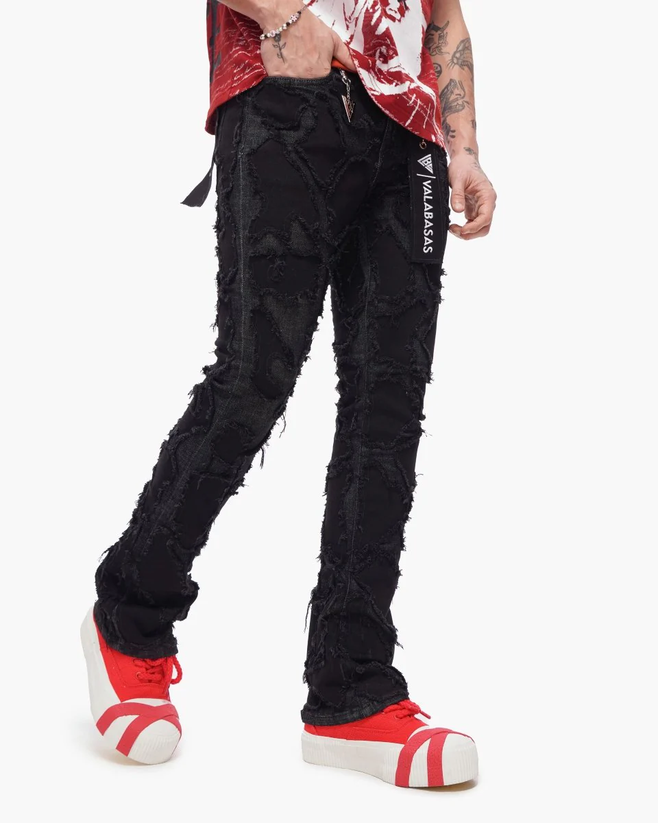 Canyon Stacked Black Washed