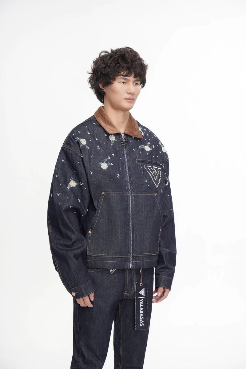 Charm Denim Blue Jacket - Image 4