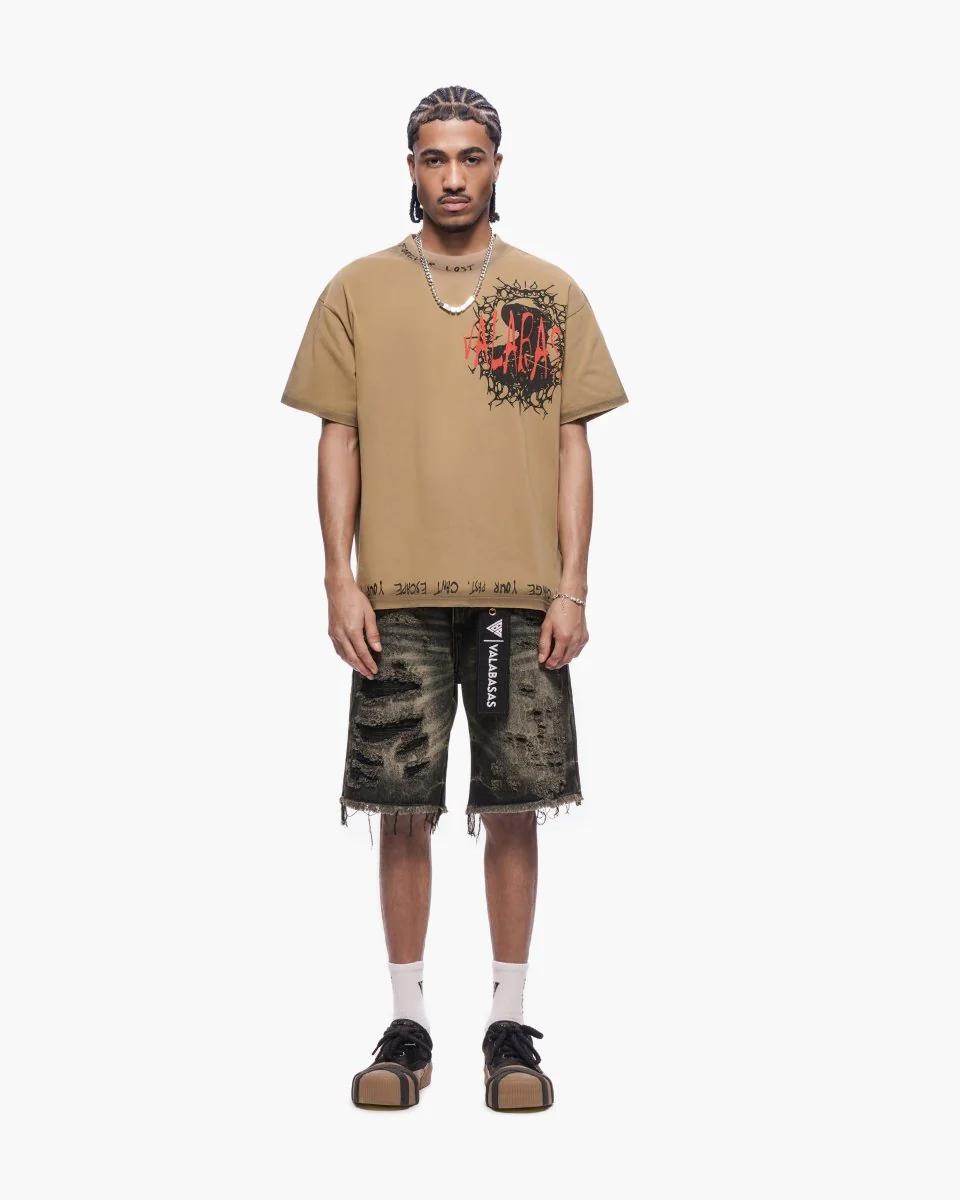 Clipped Shorts Grey Washed - Image 8