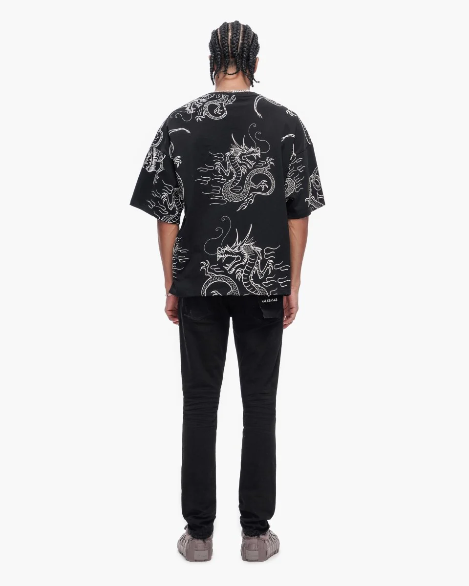 Collage Skinny Denim Jet Black - Image 10