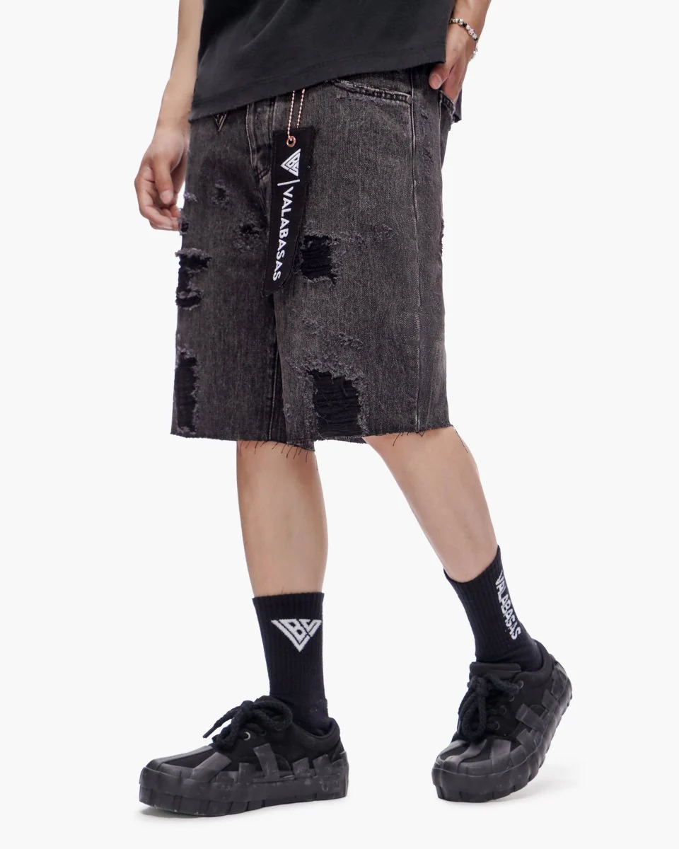 Compass Shorts Grey Wash - Image 4