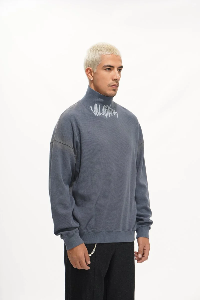 Confined Turtleneck Blue - Image 4