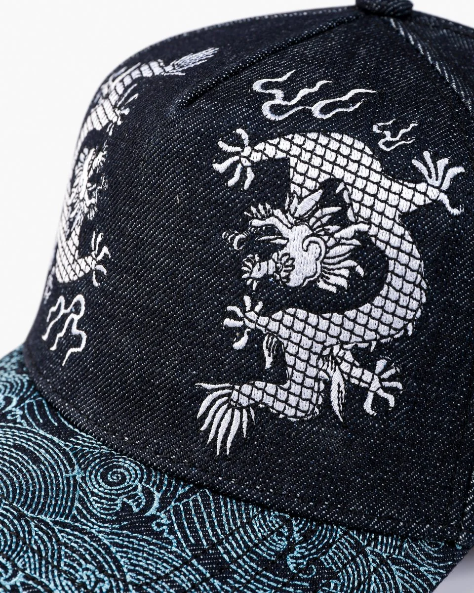 Drako Strap-back Hat Indigo - Image 5