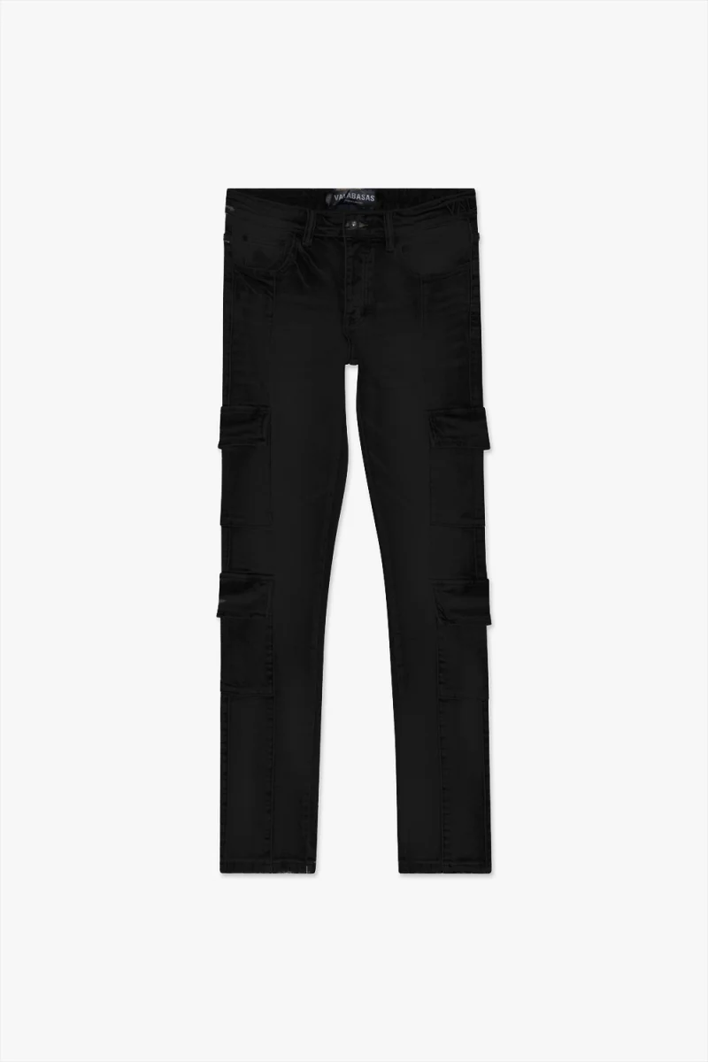 Fade Cargo Skinny Black