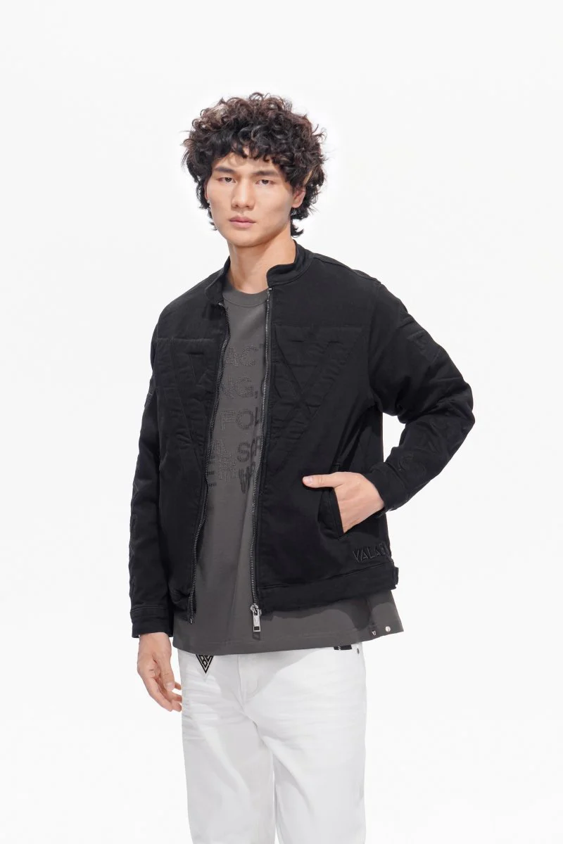 Harley Jet Black Denim Jacket - Image 8