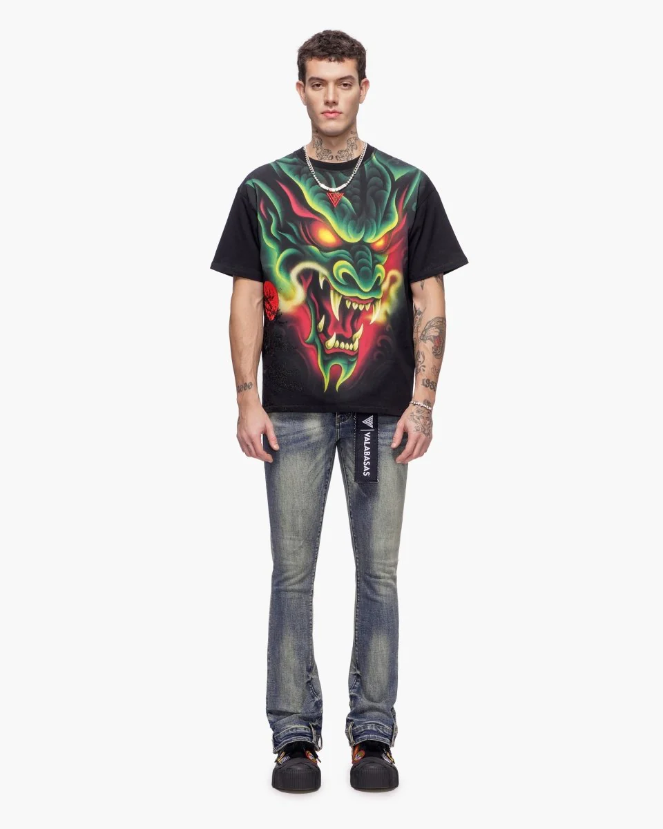 Hikari Stacked Denim Blue Washed - Image 10