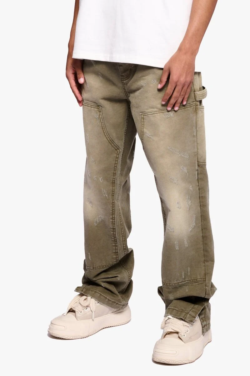 Hound Straight Jeans Green Washed - Image 2