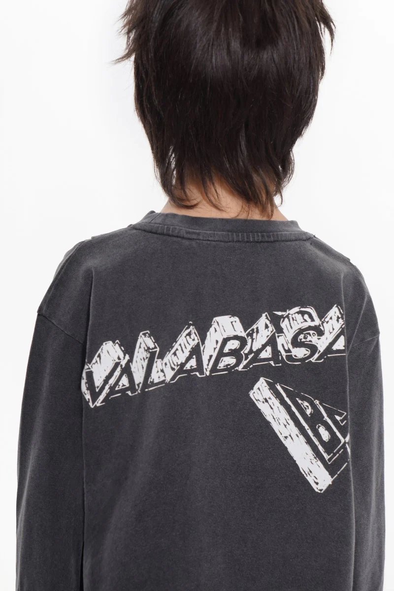 Kids Piece Sunfaded Black Tee - Image 4