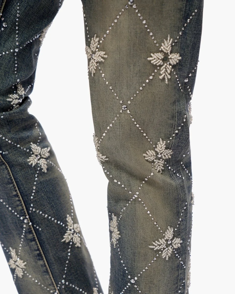 Kinz Stacked Medium Blue Jeans - Image 3
