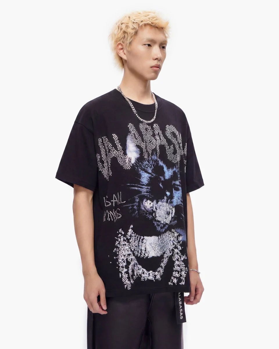 Kool Kat Tee Black - Image 5
