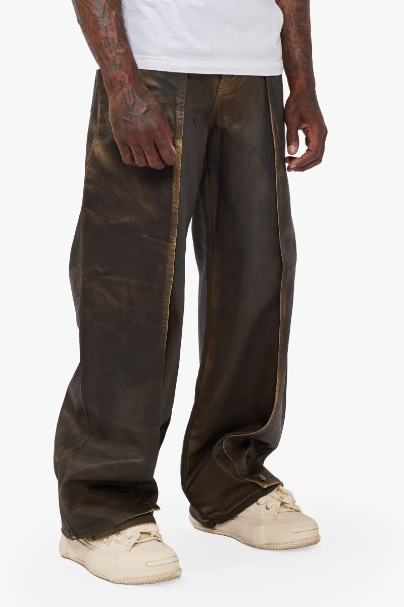 Kuni Baggy Vintage Brown Waxed - Image 9