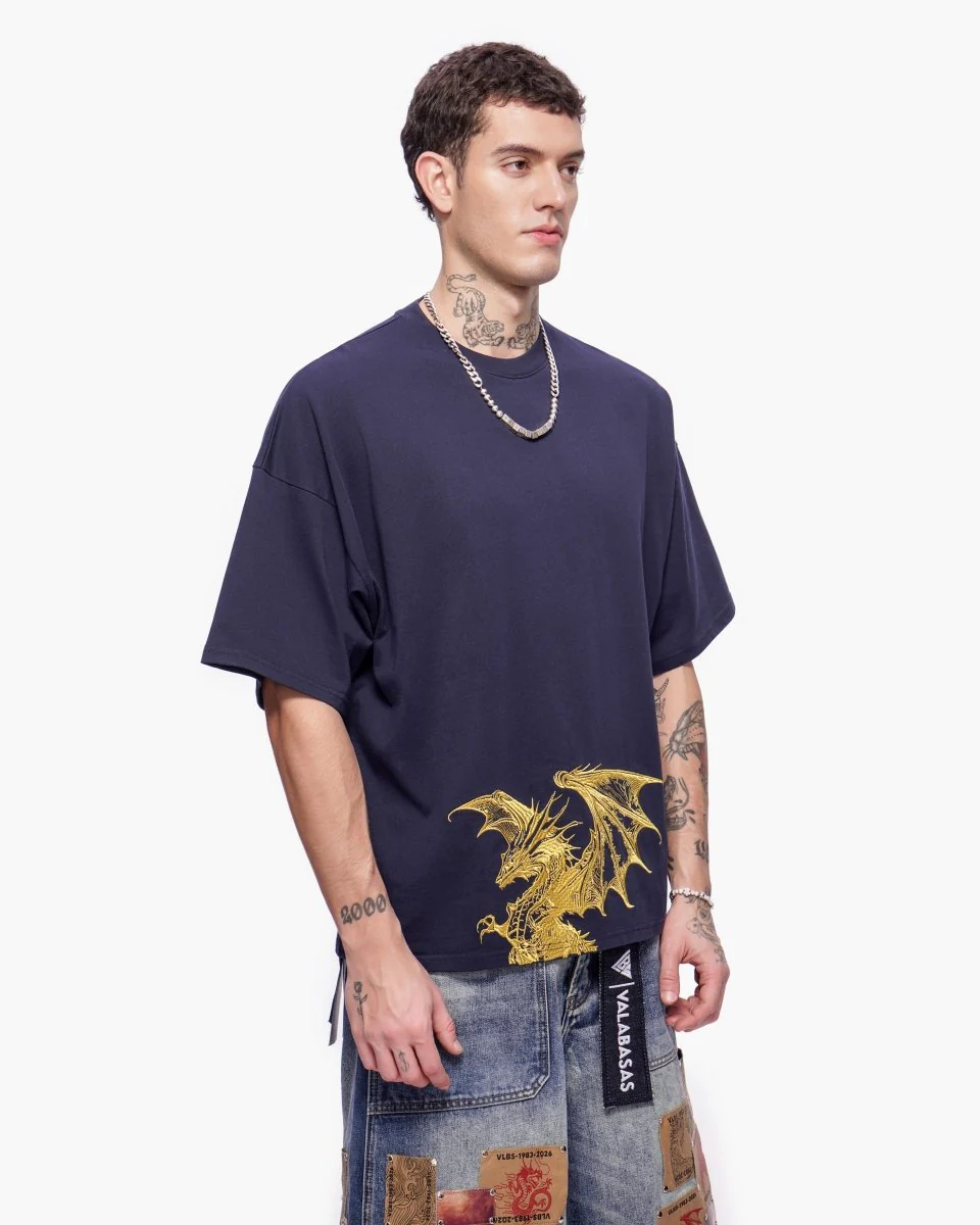 Kunji Tee Navy - Image 7