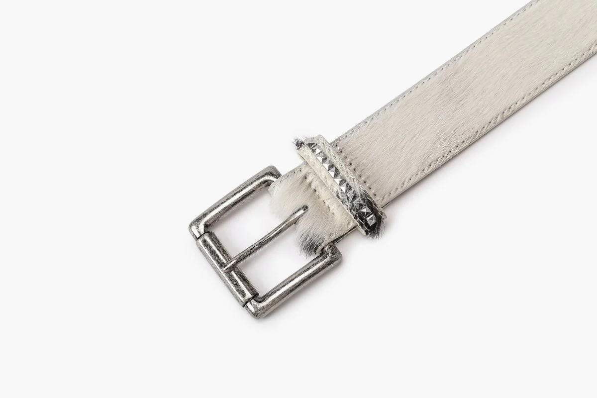 Mors 100% Cowhide Belt – Black & White - Image 6