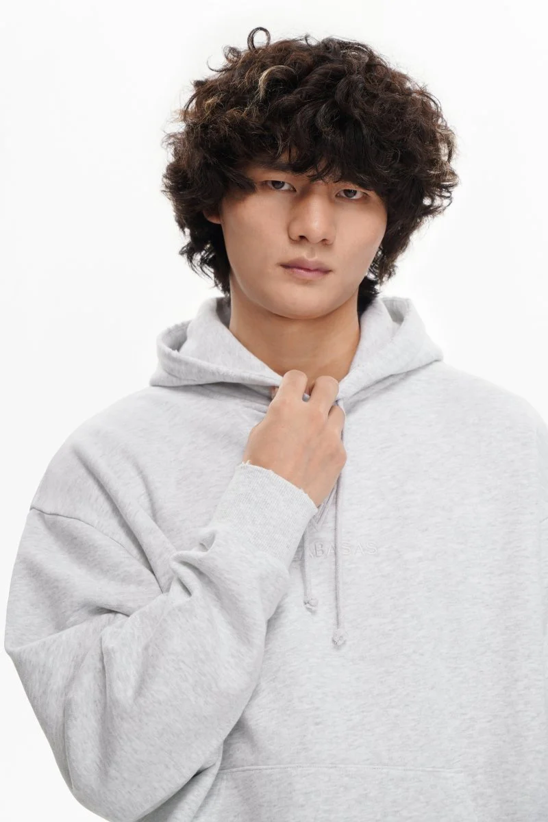 Mr. Fleece Hoodie Light Grey - Image 3
