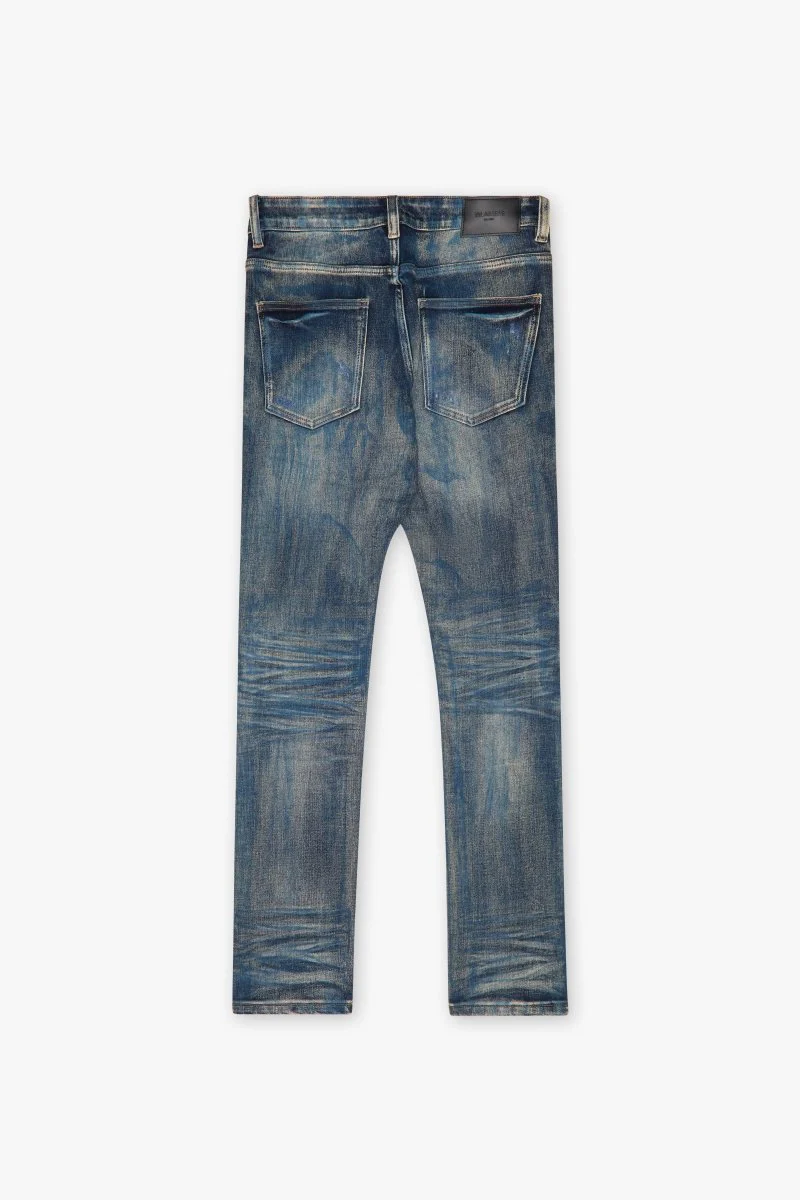 Mr. Flex Dark Vintage Blue Skinny Jeans - Image 3