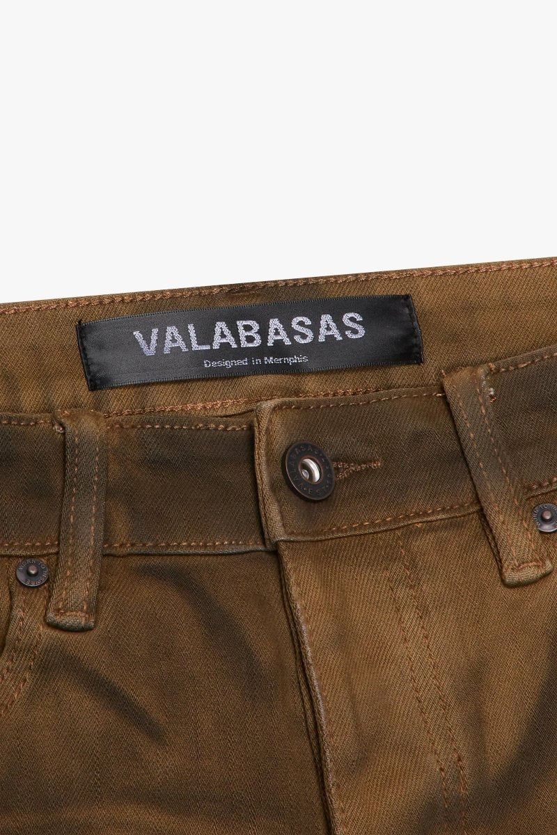 Mr. Flex Dark Brown Wash Skinny Jeans - Image 2