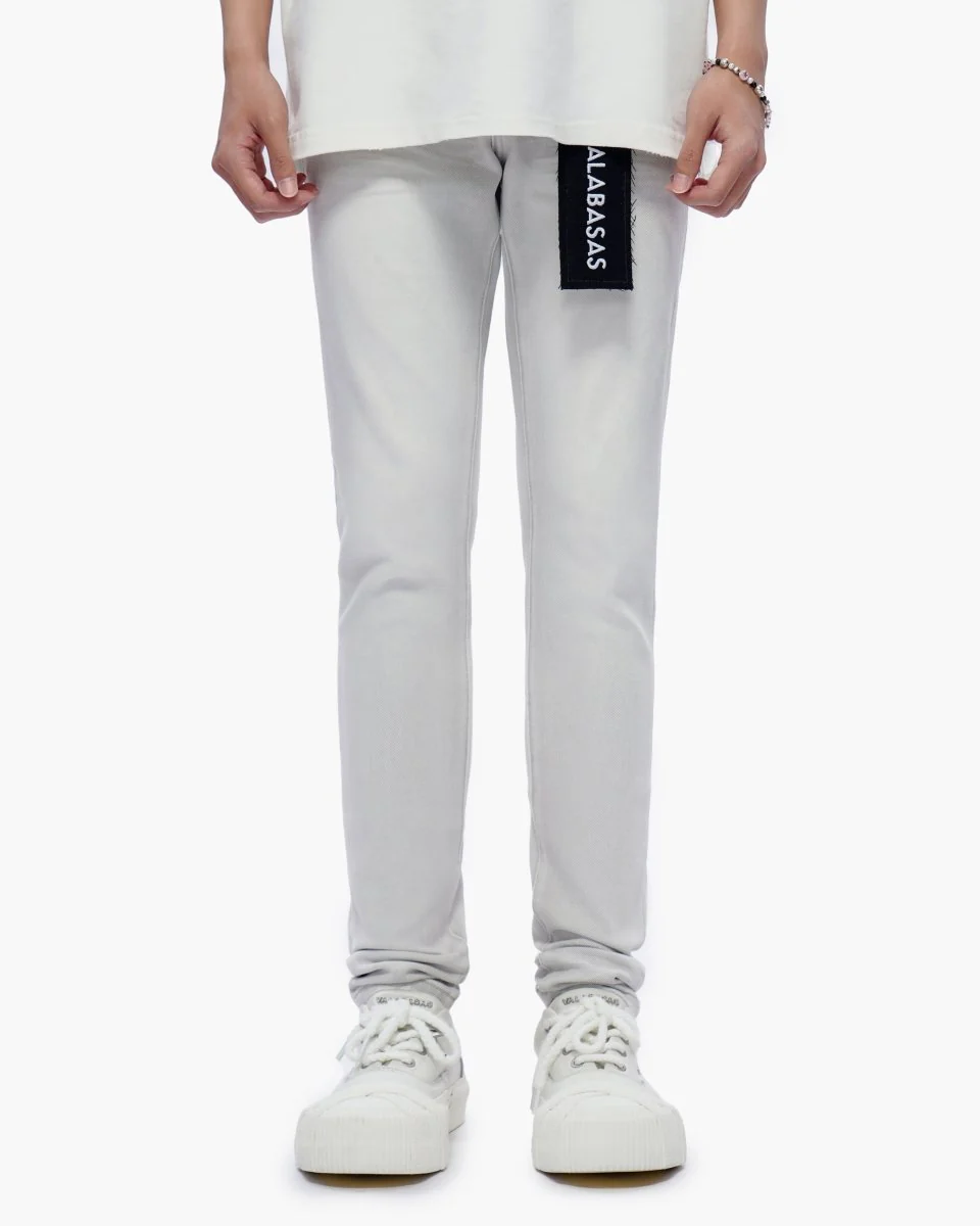 Mr. Flex Snow Grey Skinny Jeans - Image 3