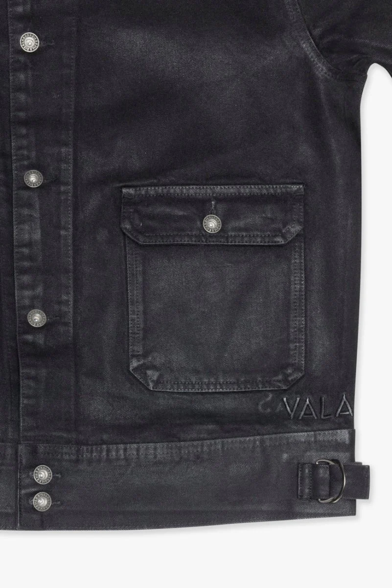 Mr. Jacket Black Wash Waxed - Image 3