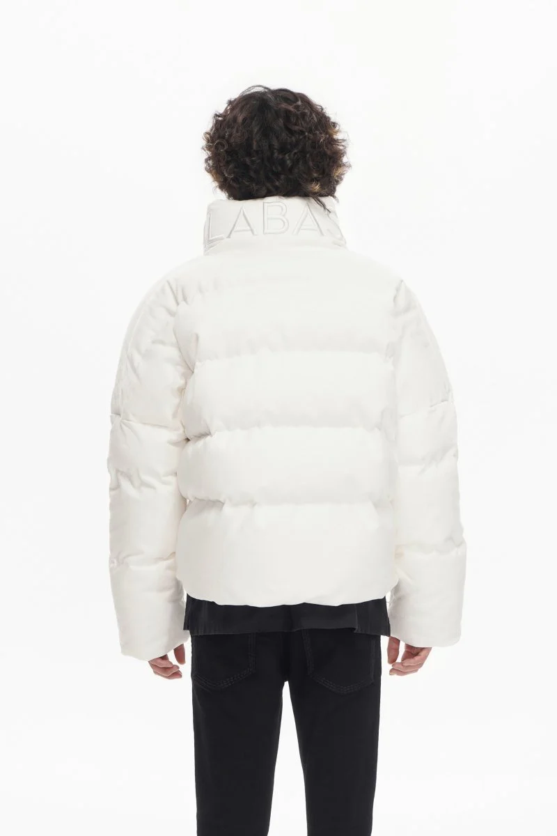 Mr. Puffer Denim Jacket — White - Image 5