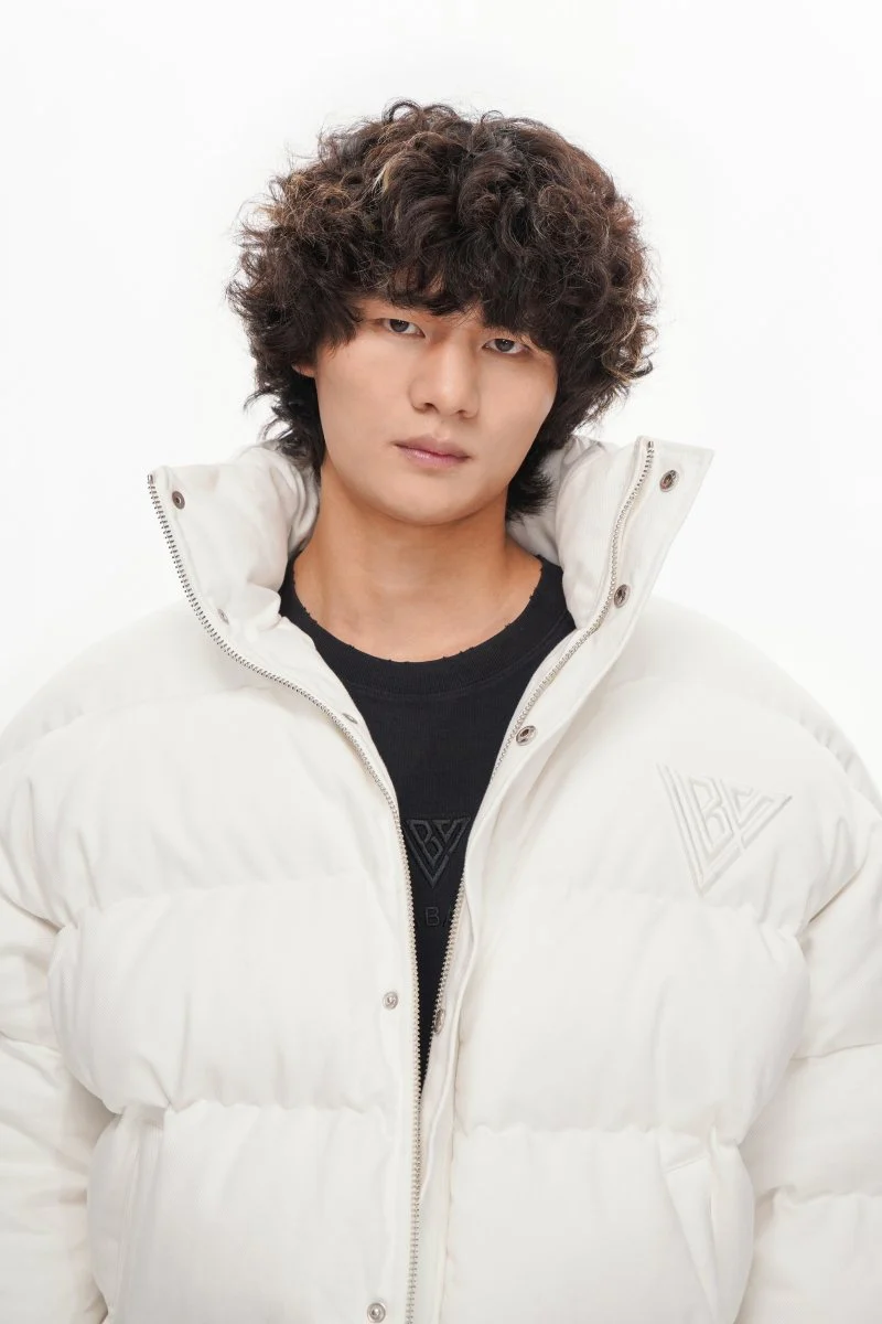 Mr. Puffer Denim Jacket — White - Image 6