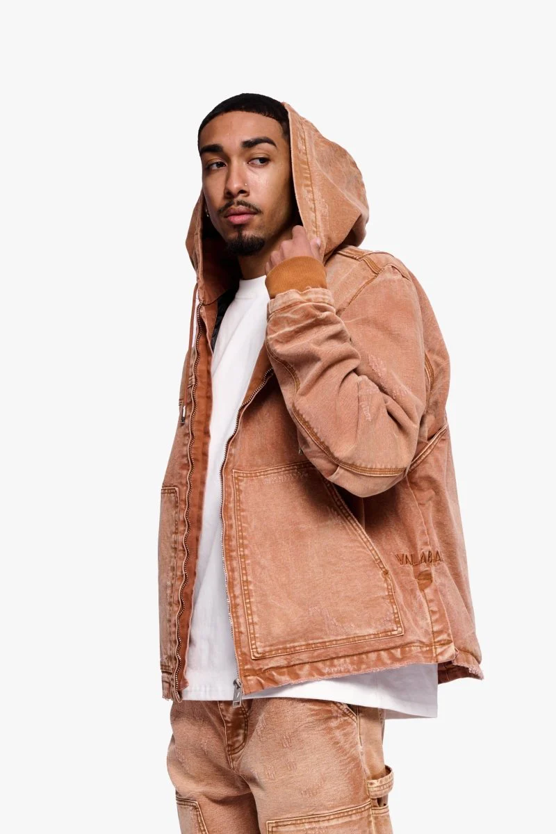 Nest Jacket Brown Washed - Image 3