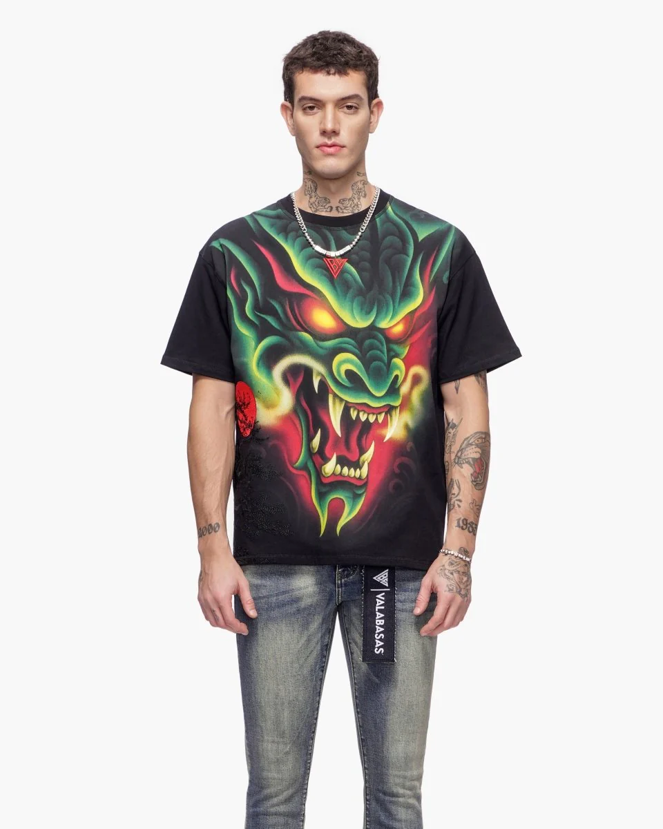 Night Serpent Tee Black