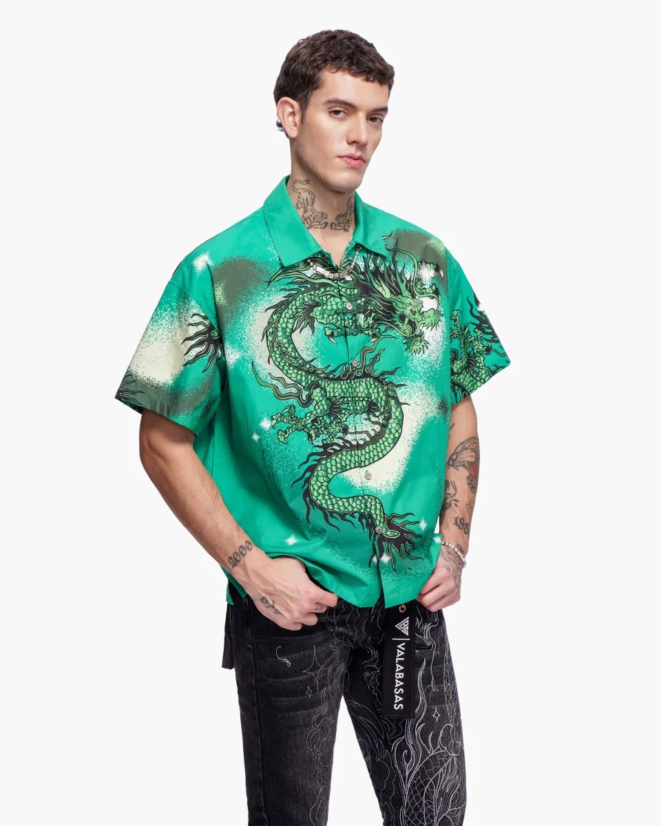 Noriku Button Down Green - Image 6