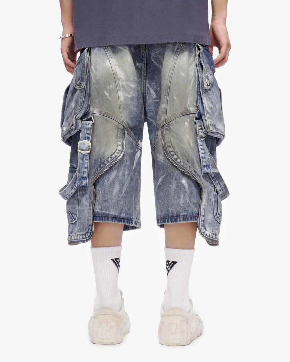 Osama Jorts Dirty Blue Wash - Image 7