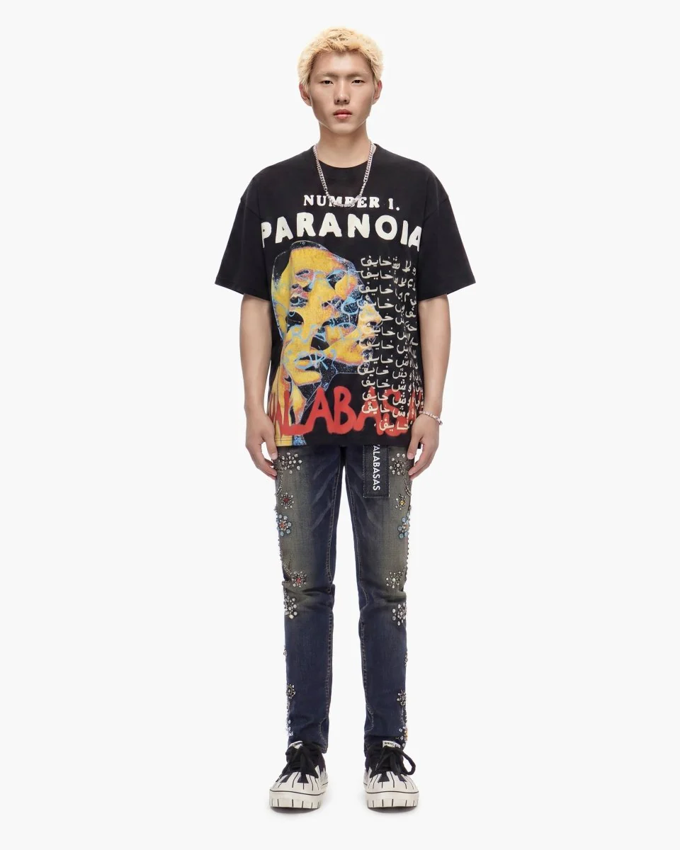 Paranoid Tee Black - Image 8