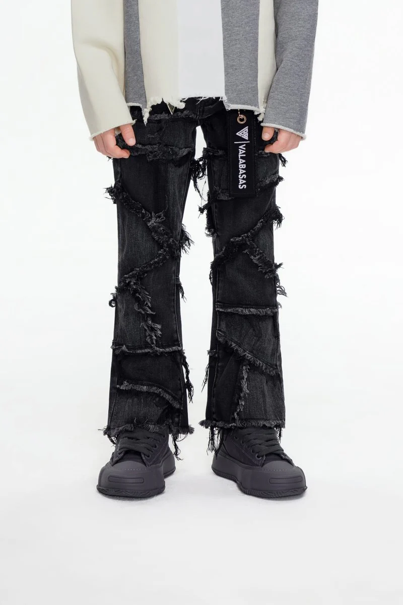 Kids Patchwork Stacked Black - Image 10