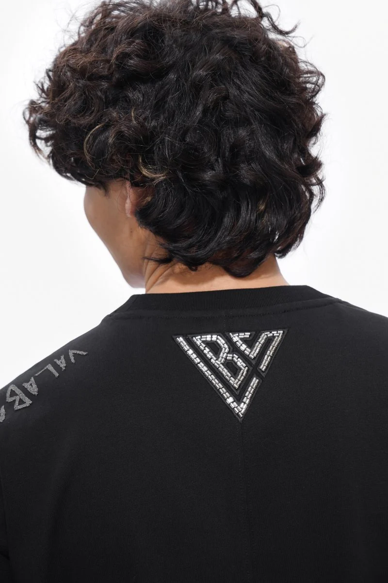 Plucked Tee Black - Image 5