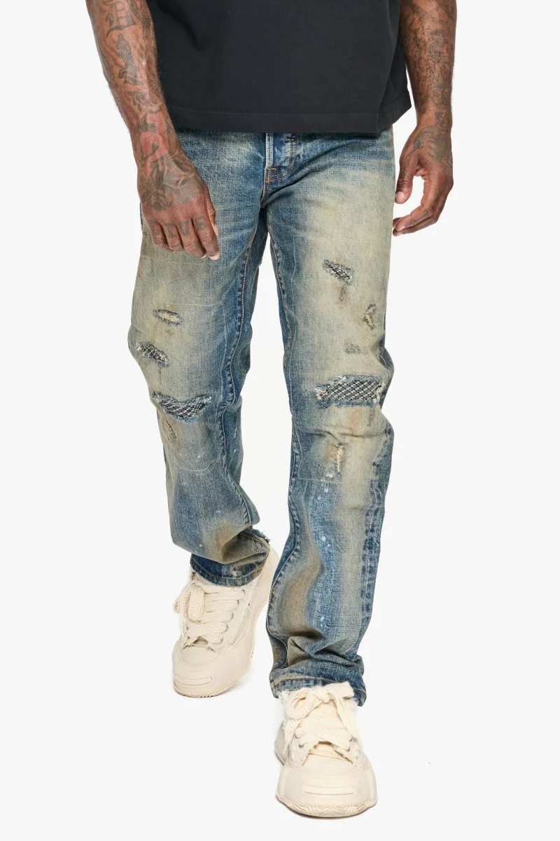 Pox Straight Dirty Vintage Wash Jeans - Image 4