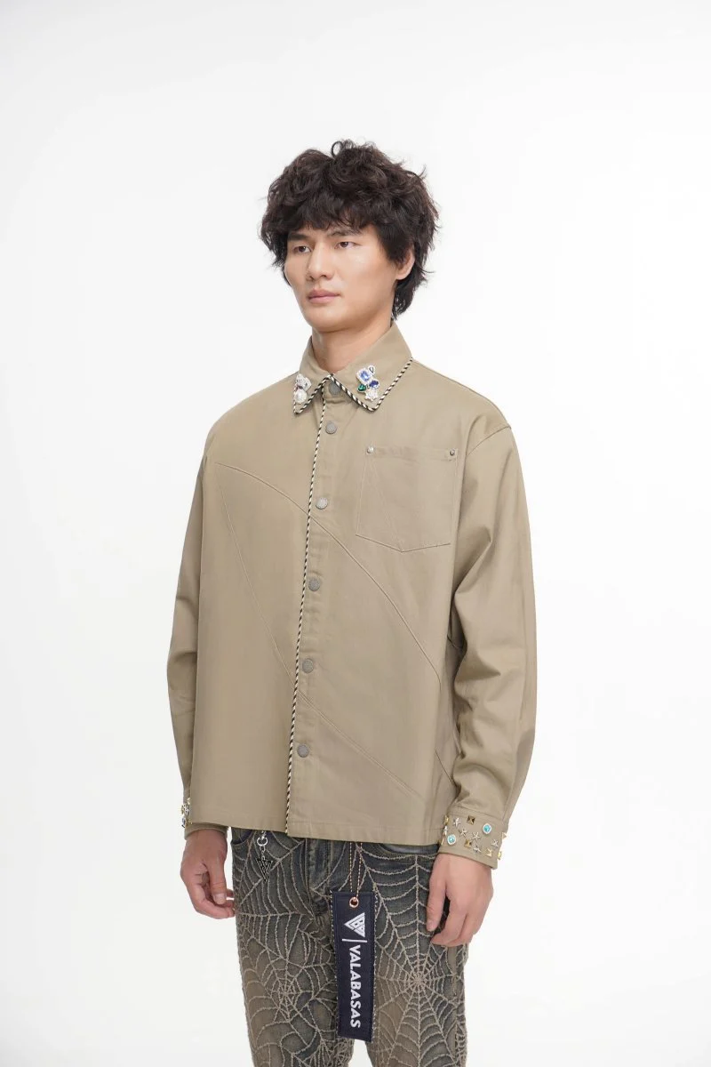 Regalia Khaki Button Down - Image 6