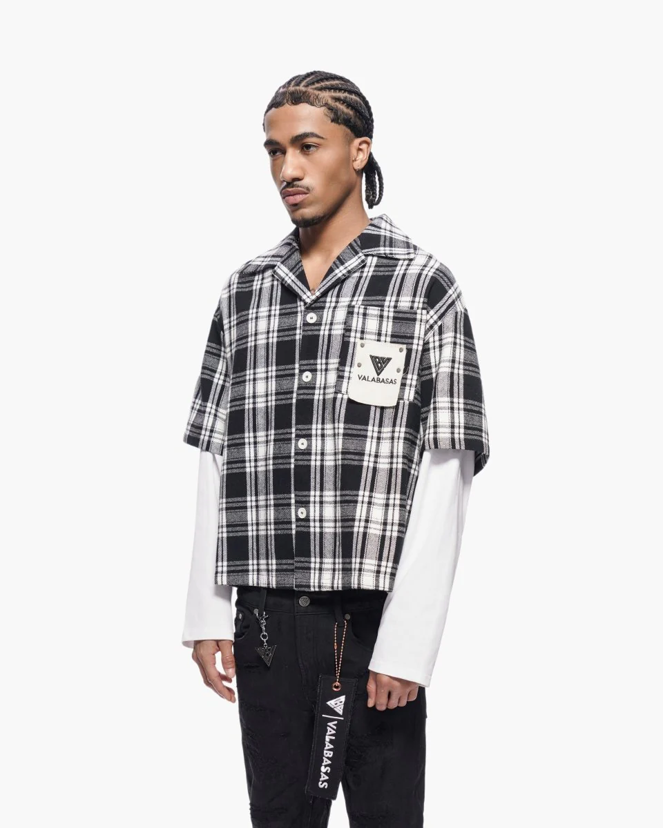 Rip Layered Flannel Black - Image 6