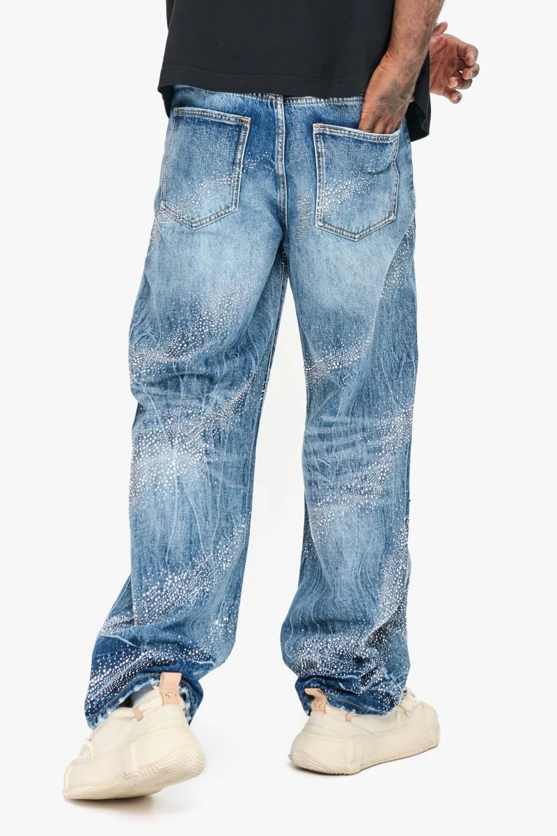 Sape Blue Wash Baggy Jean - Image 5
