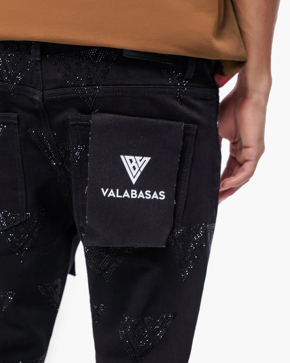 Scatter Skinny Jet Black Jeans - Image 3