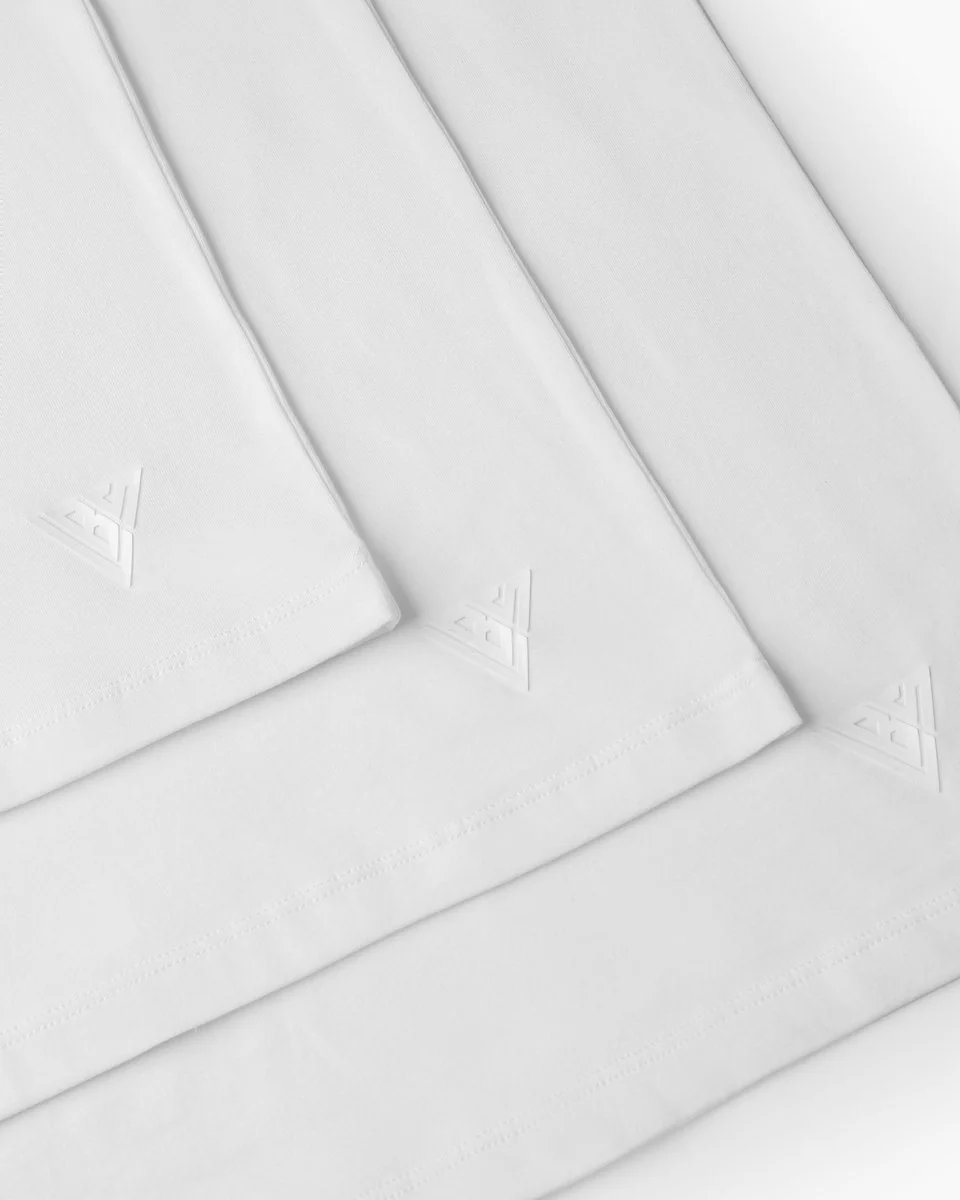 Single Pack Essential Undershirt White Tee - Image 7
