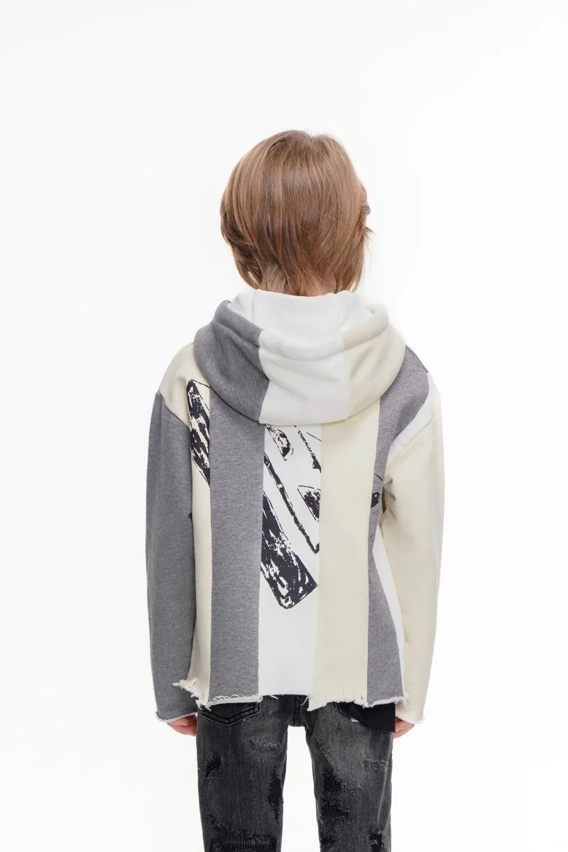 Slipped Kids Hoodie Grey - Image 6
