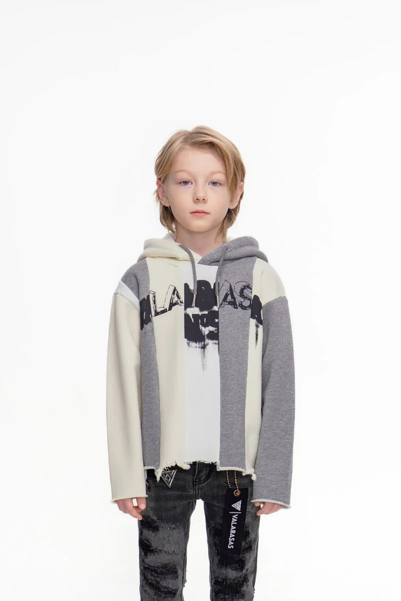 Slipped Kids Hoodie Grey - Image 7