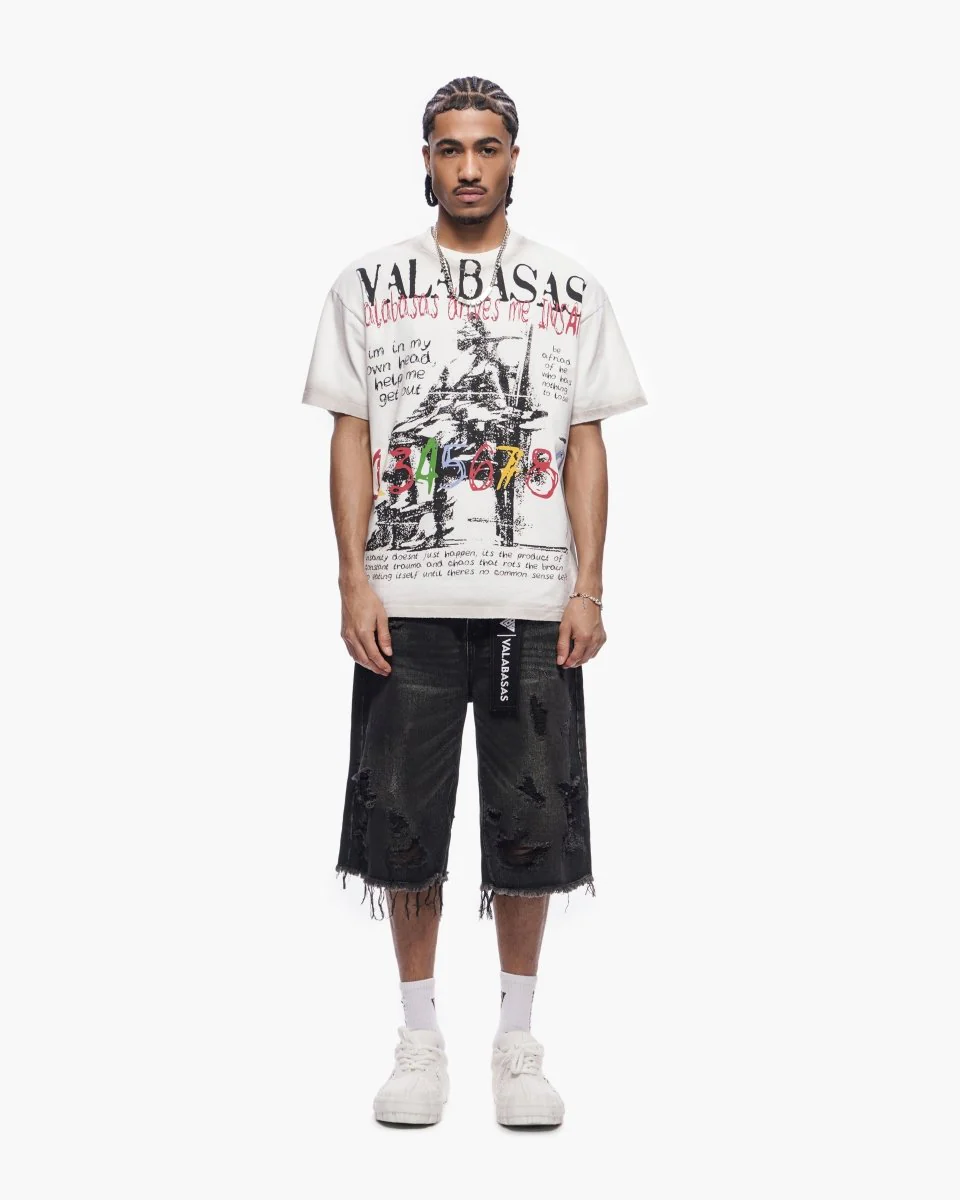 Snapped Baggy Jorts Black Waxed - Image 8