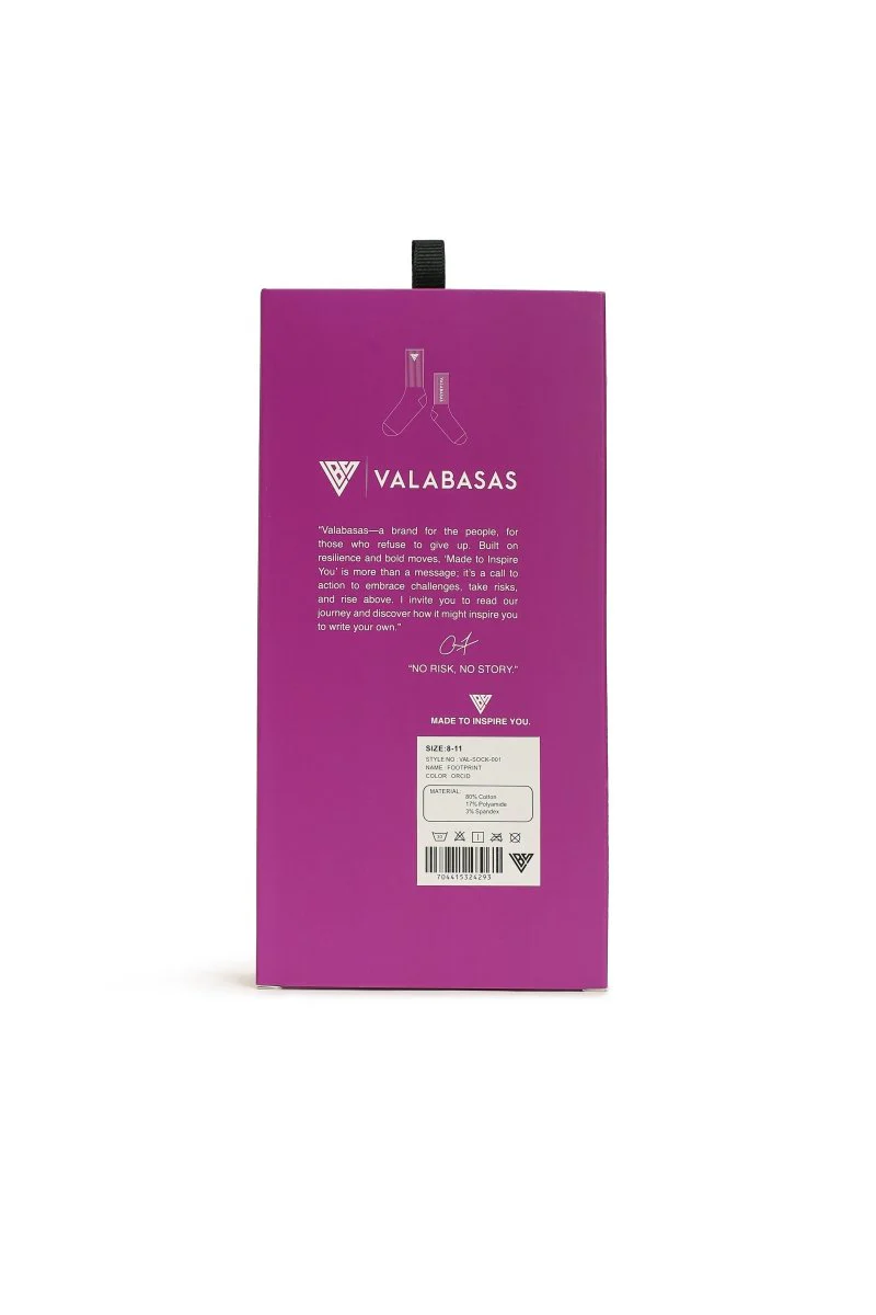 Footprint Socks Orchid - Image 4