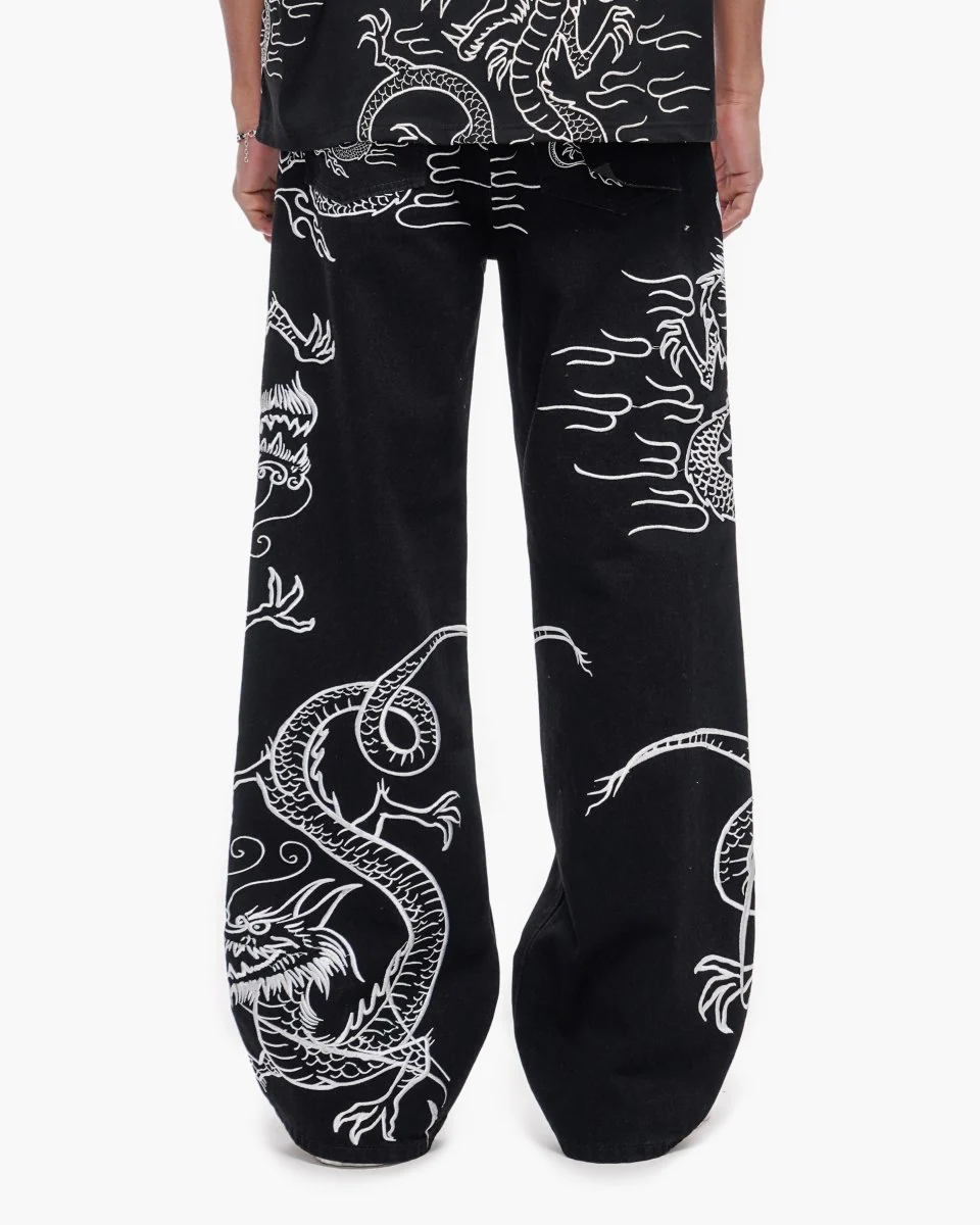 Soru Baggy Denim Jet Black - Image 8