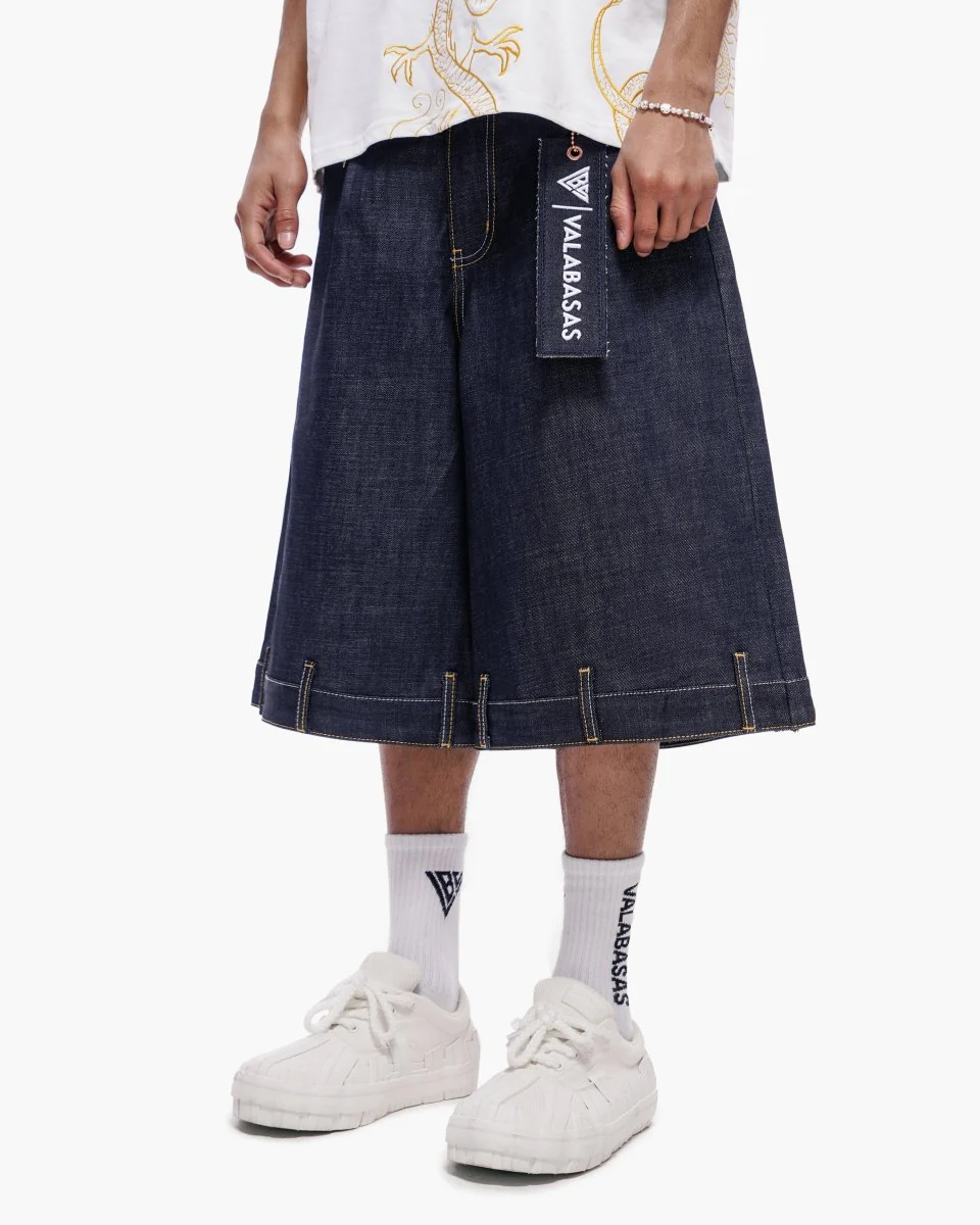 Tora Baggy Jorts Indigo - Image 4