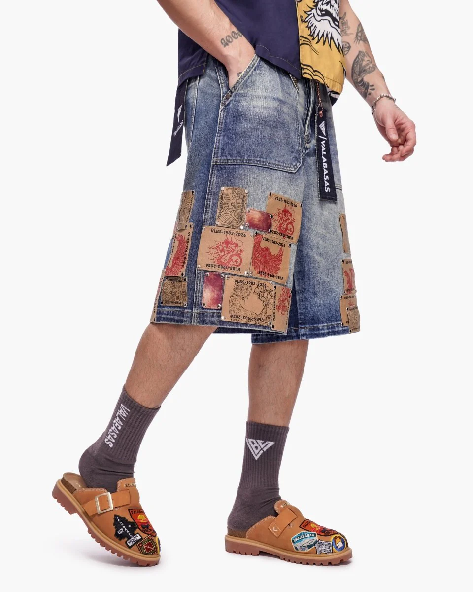 Torinx Baggy Jorts Dark Blue Wash - Image 5