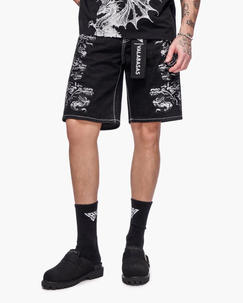 Tsuki Shorts Jet Black