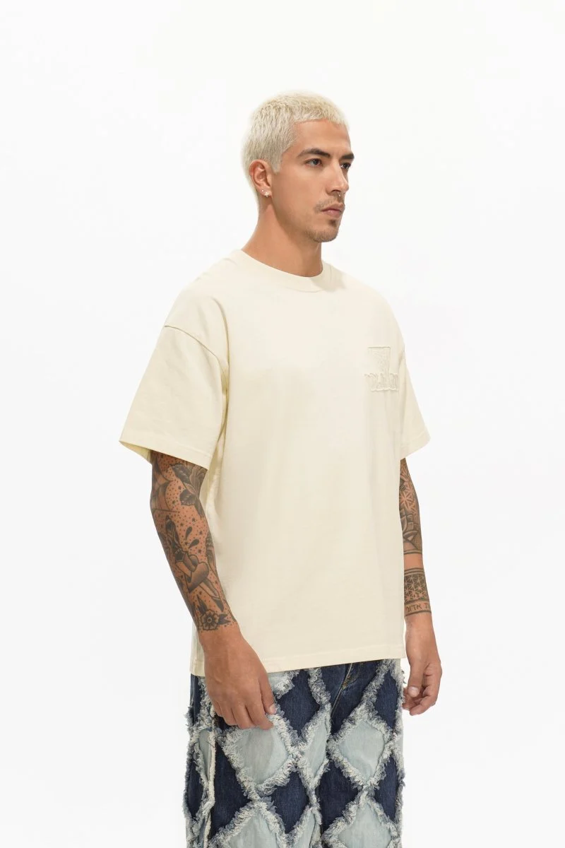 Vala Cream Tee - Image 8