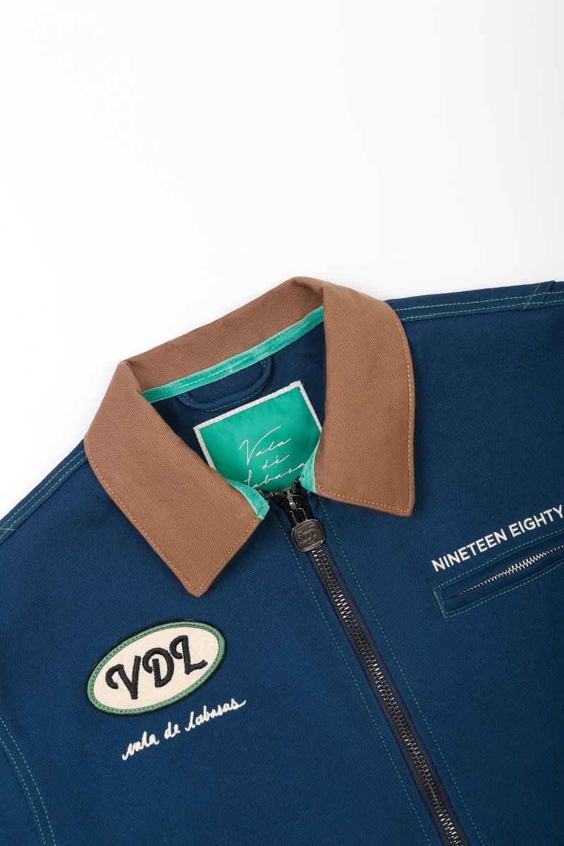 Elan Canvas Denim Jacket – Navy - Image 5